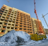 Ход строительства дома 39, секция С6, С5, С4 в ЖК Три Девятых -