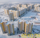 Ход строительства дома № 13а в Микрорайон Нанжуль-Солнечный -