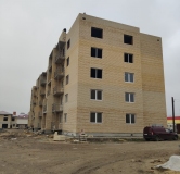 Ход строительства дома № 1/4 в ЖК Кубанская усадьба -