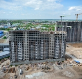 Ход строительства дома Позиция 4.1 в ЖК Октябрь парк -