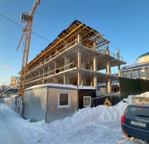 Ход строительства дома 14 в Клубный дом О4 -