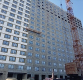 Ход строительства дома 1 в ЖК Лугометрия -