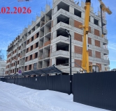 Ход строительства дома 4 в ЖК Алтын Яр -