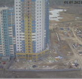 Ход строительства дома 59.1, секция 1 в ЖК Академ Риверсайд (ACADEM Riverside) -