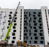 Ход строительства дома 13 в ЖК Никс Лайн на Блюхера -