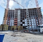 Ход строительства дома 7.1 в ЖК Уральский -