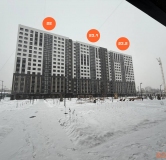Ход строительства дома 23 в ЖК Авиатоr -