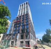 Ход строительства дома 1 в ЖК Веларт (Wellart City) -