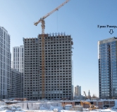 Ход строительства дома № 4 Башня в ЖК Green River (Грин Ривер) -