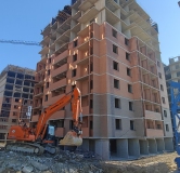 Ход строительства дома Литер 1, 6 этап в ЖК Кутузовский -