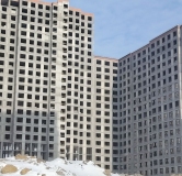 Ход строительства дома № 1491 (ГП-2) в ЖК Мятный -