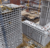 Ход строительства дома 1, 2, 3, 4 в ЖК Сибирская Калина -