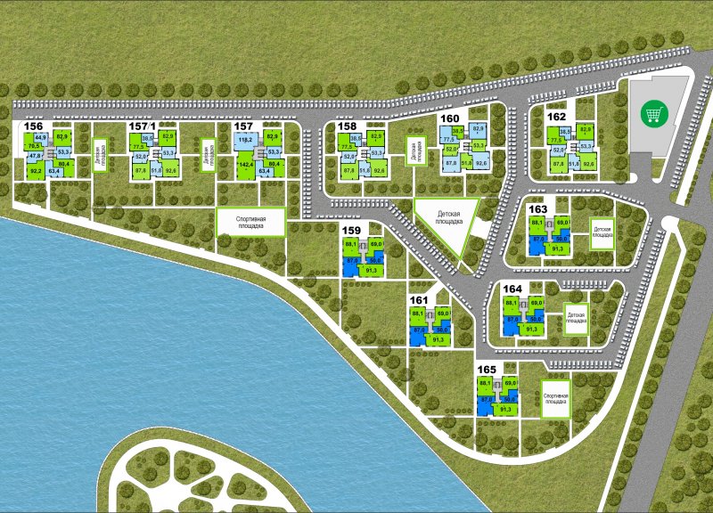 Дом № 164 в ЖК Саровская Ривьера - фото 1