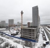 Ход строительства дома 1Г в ЖК На Тенистой -