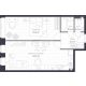 2 комнатная квартира 49,9 м² в ЖК Veren Village Стрельна, дом Корпус Западный - планировка