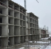 Ход строительства дома 2 в ЖК Парковый -