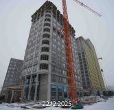 Ход строительства дома ГП-8 в ЖК Айвазовский City -