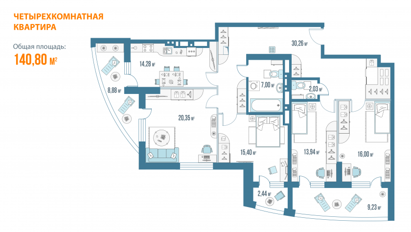 Уникальную четырехкомнатную квартиру с видом на Дон могут купить ростовчане