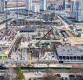 Ход строительства дома 14, корпус 1 в ЖК Остров-сад -