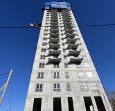 Ход строительства дома 54 в ЖК Интро -