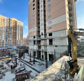 Ход строительства дома № 95В, 3 этап в ЖК На Ленина -