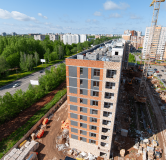 Ход строительства дома 45А в ЖК Новый Восход -