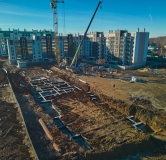 Ход строительства дома 3 в ЖК Атмосфера -