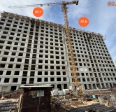 Ход строительства дома 37 в ЖК Авиатор (Авиатоr) -