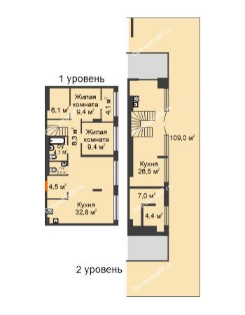 2 комнатная квартира 228,3 м² в Микрорайон Видный	, дом ГП-22