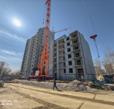 Ход строительства дома 96, 2 очередь в ЖК По ул. Танцорова -