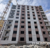 Ход строительства дома № 57, 2 этап, секция 3,4,5 в ЖК Перемена -