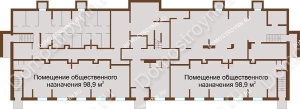 Планировка 0 этажа в доме № 20 в ЖК Новинки Smart City