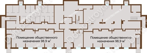 Планировка 0 этажа в доме № 21 в ЖК НОВИНКИ Smart City