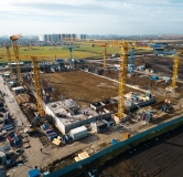 Ход строительства дома 1.1 в ЖБотаника -