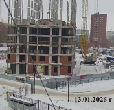 Ход строительства дома поз. Л2.1 в ЖД Достоевский -