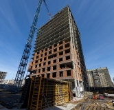 Ход строительства дома 33 в ЖК Весенний квартал -