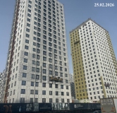 Ход строительства дома 133 в ЖК Сириус -