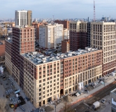 Ход строительства дома 19/1 в ЖК 19/56. Кварталы Телецентра -