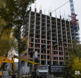 Ход строительства дома 5 в ЖК Никс Про на Лесопарковой -