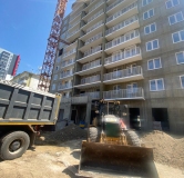 Ход строительства дома 55 в ЖК Подсолнух -