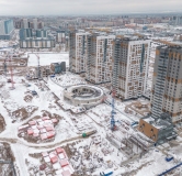 Ход строительства дома 2, 4 этап в ЖК Чижи -