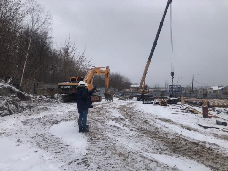 Первый этаж дома ЖК «Квартет» начали строить  в Нижнем Новгороде