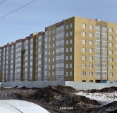 Ход строительства дома литера 1 в ЖК Атмосфера -