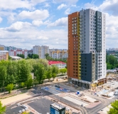 Ход строительства дома 136 в ЖК Доминанта -