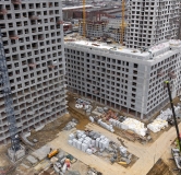 Ход строительства дома 1, 2, 3, 4 в ЖК Сибирская Калина -