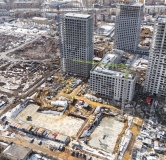 Ход строительства дома 1, 2, 3, 4 в ЖК Сибирская Калина -