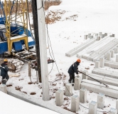 Ход строительства дома 155, 1 этап в ЖК Сезоны -