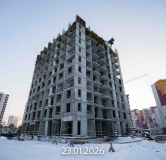 Ход строительства дома 10 в ЖК Прео-8 -