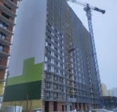 Ход строительства дома 1 в ЖК Аллея Парк -