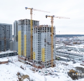 Ход строительства дома 3,4 в ЖК Лето на Титова -